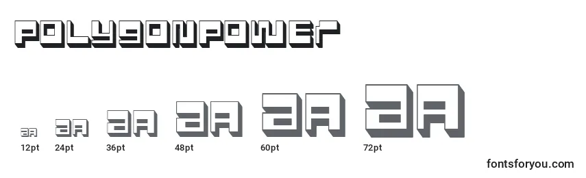 PolygonPower Font Sizes