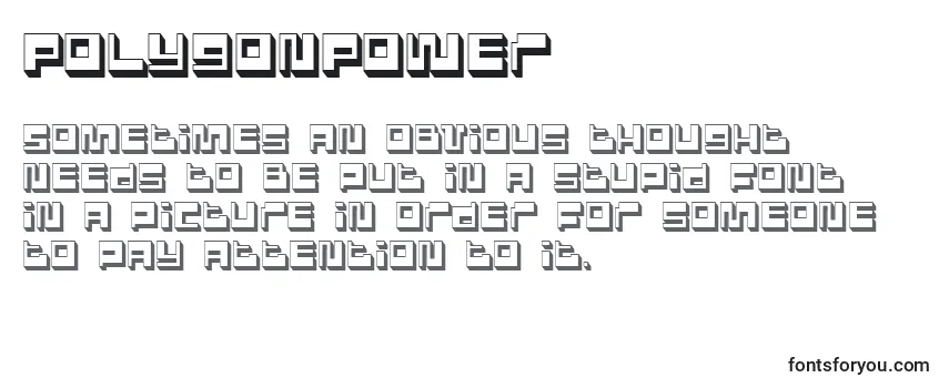 PolygonPower フォントのレビュー