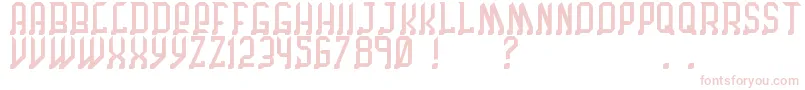 ChicagoByBenjFunk Font – Pink Fonts on White Background