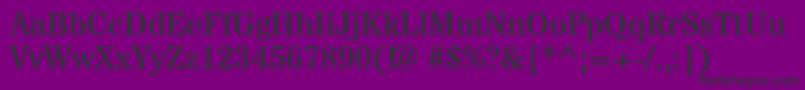 StardosstencilRegular Font – Black Fonts on Purple Background