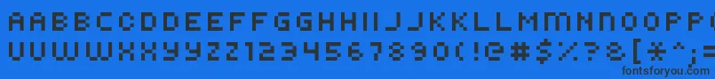 More about Kroeger0856 Font Kroeger0856 Font – Black Fonts on Blue Background