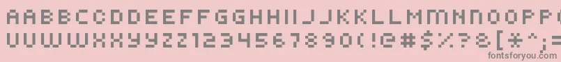 More about Kroeger0856 Font Kroeger0856 Font – Gray Fonts on Pink Background