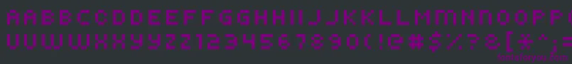 Kroeger0856 Font – Purple Fonts on Black Background