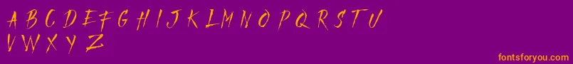 More about MadfaithDemo Font MadfaithDemo Font – Orange Fonts on Purple Background