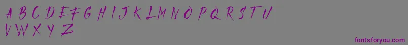 More about MadfaithDemo Font MadfaithDemo Font – Purple Fonts on Gray Background
