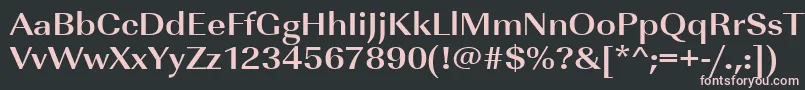 fuente UrwimperialtextwidBold – Fuentes Rosadas Sobre Fondo Negro