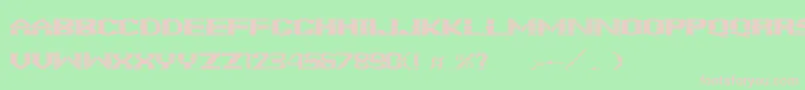 FonteBrick Font – Pink Fonts on Green Background