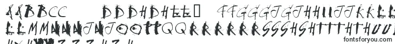 Collateraldamage-Schriftart – nyanja Schriften