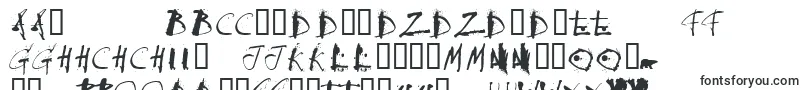 Collateraldamage-fontti – slovakian fontit