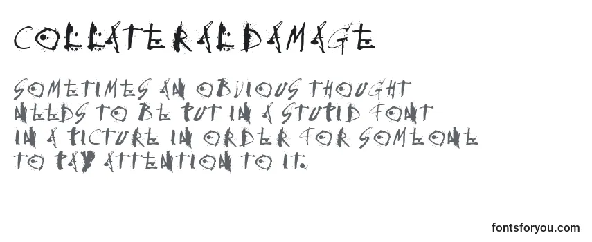 Review of the Collateraldamage Font