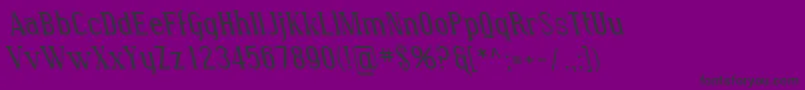 SfcovingtonrevItalic Font – Black Fonts on Purple Background