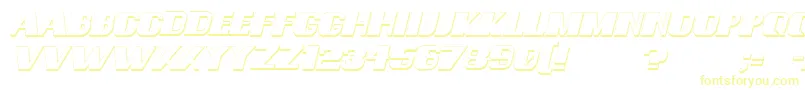 ConsequencesShadowItalic Font – Yellow Fonts