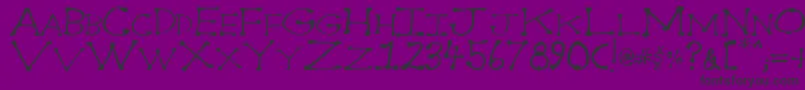 Шрифт Dot2dot – чёрные шрифты на фиолетовом фоне