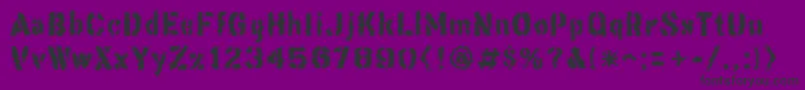 ThisCorrosion Font – Black Fonts on Purple Background