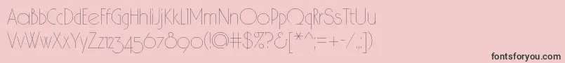 Spslhairc Font – Black Fonts on Pink Background