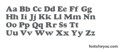 Review of the GoudyMtExtraBold Font