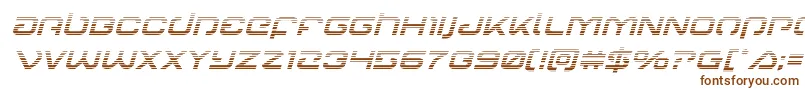 Gunrunnergradital Font – Brown Fonts on White Background