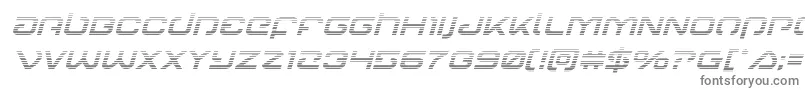 Шрифт Gunrunnergradital – серые шрифты на белом фоне