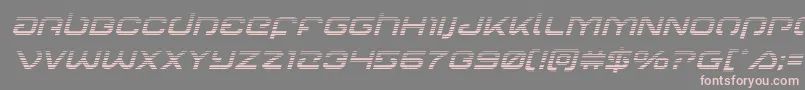 Gunrunnergradital Font – Pink Fonts on Gray Background