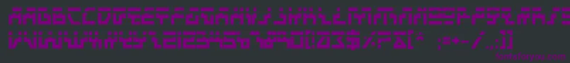 BeamRiderBoldLaser Font – Purple Fonts on Black Background