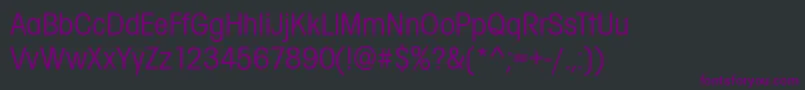 fuente AvignonCdRegular – Fuentes Moradas Sobre Fondo Negro