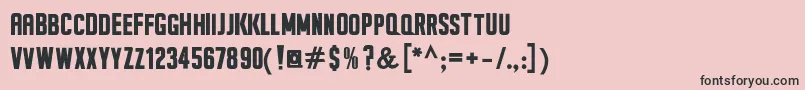 SeilsSansBold Font – Black Fonts on Pink Background