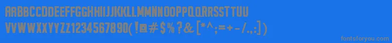 SeilsSansBold Font – Gray Fonts on Blue Background