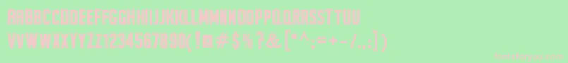 SeilsSansBold Font – Pink Fonts on Green Background