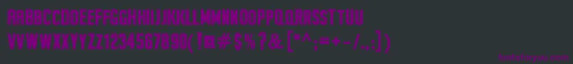 SeilsSansBold Font – Purple Fonts on Black Background