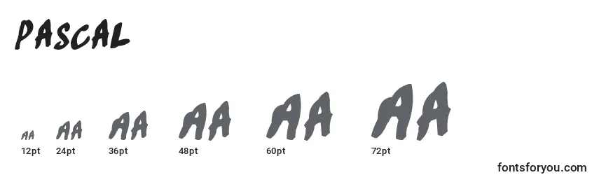 Pascal Font Sizes
