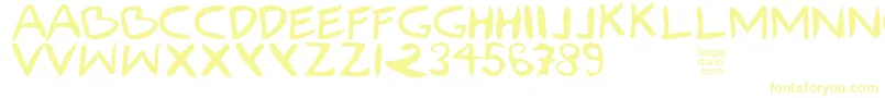 Weitere Informationen zur FdIlhoscript-Schriftart FdIlhoscript-Schriftart – Gelbe Schriften