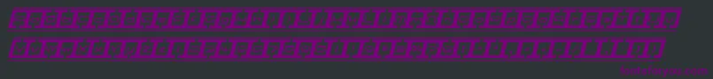 fuente BorderbaseItalic – Fuentes Moradas Sobre Fondo Negro