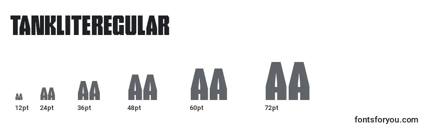 TankliteRegular Font Sizes