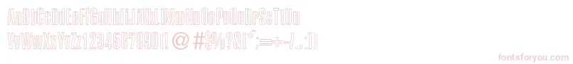 P700SansOutlineRegular Font – Pink Fonts