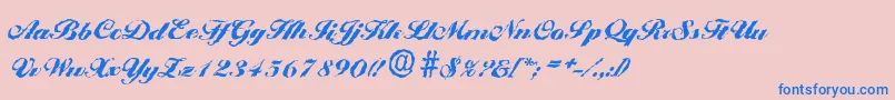 BallantinesrandomBlackRegularフォントについての詳細 フォントBallantinesrandomBlackRegular – ピンクの背景に青い文字
