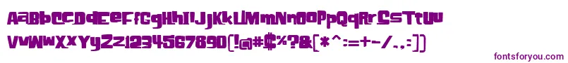 Elhombre Font – Purple Fonts on White Background