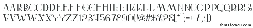 Nostalgic-fontti – Isot alkukirjaimet sisältävät fontit