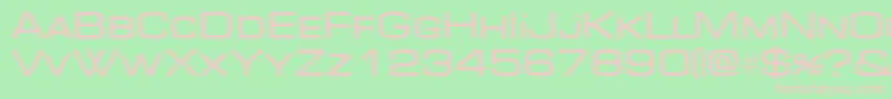 Micradi Font – Pink Fonts on Green Background