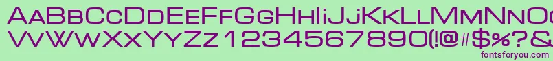 Micradi Font – Purple Fonts on Green Background