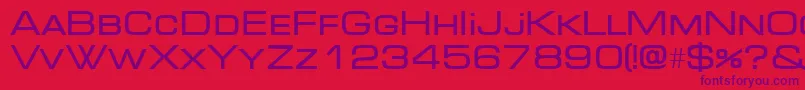 Micradi Font – Purple Fonts on Red Background