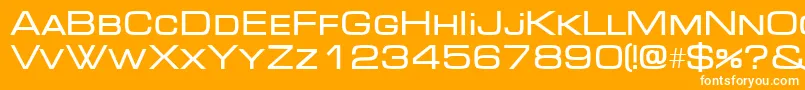 Micradi Font – White Fonts on Orange Background