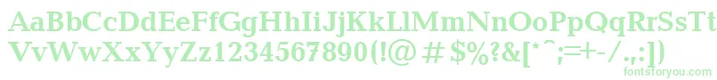 Blt75C Font – Green Fonts on White Background