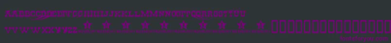 CheapStealer Font – Purple Fonts on Black Background