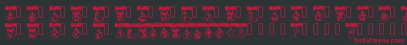 More about Pwchristmastinsel Font Pwchristmastinsel Font – Red Fonts on Black Background