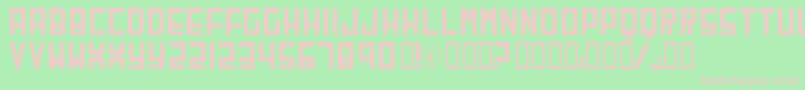 Cherrybomb Font – Pink Fonts on Green Background