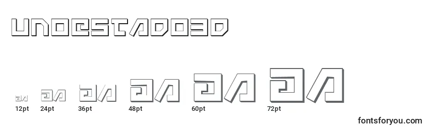 Unoestado3D Font Sizes