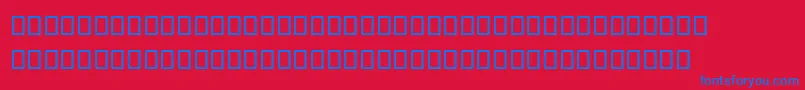Czcionka SteinbergNotation – niebieskie czcionki na czerwonym tle