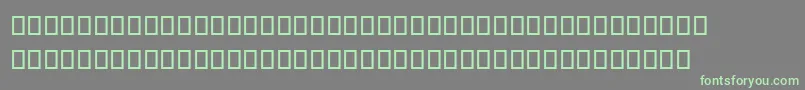 Шрифт SteinbergNotation – зелёные шрифты на сером фоне