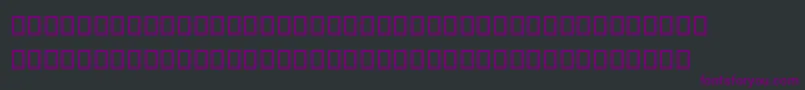 fuente SteinbergNotation – Fuentes Moradas Sobre Fondo Negro