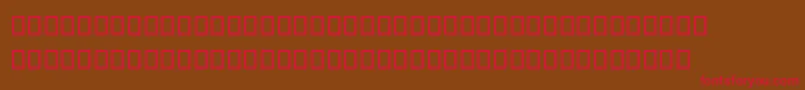 Шрифт SteinbergNotation – красные шрифты на коричневом фоне